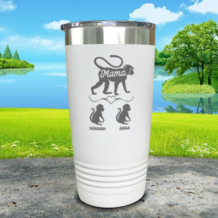 Mama Monkey Personalized Engraved Tumbler