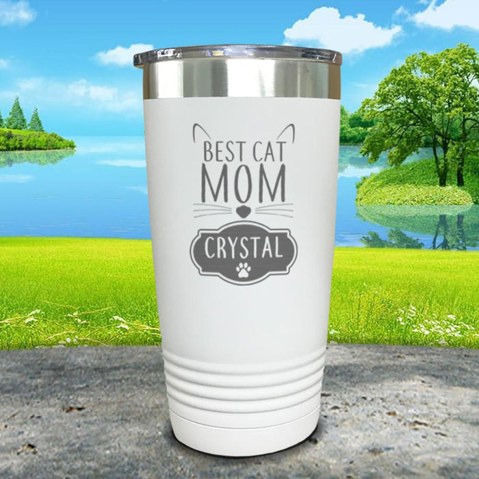 Best Cat Mom Personalized Engraved Tumbler