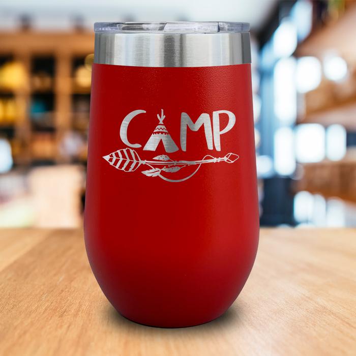 Camp Engraved Wine Tumbler