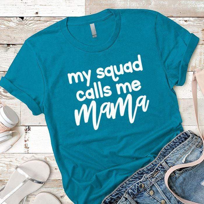 My Squad Premium Tees T-Shirts CustomCat Turquoise X-Small 