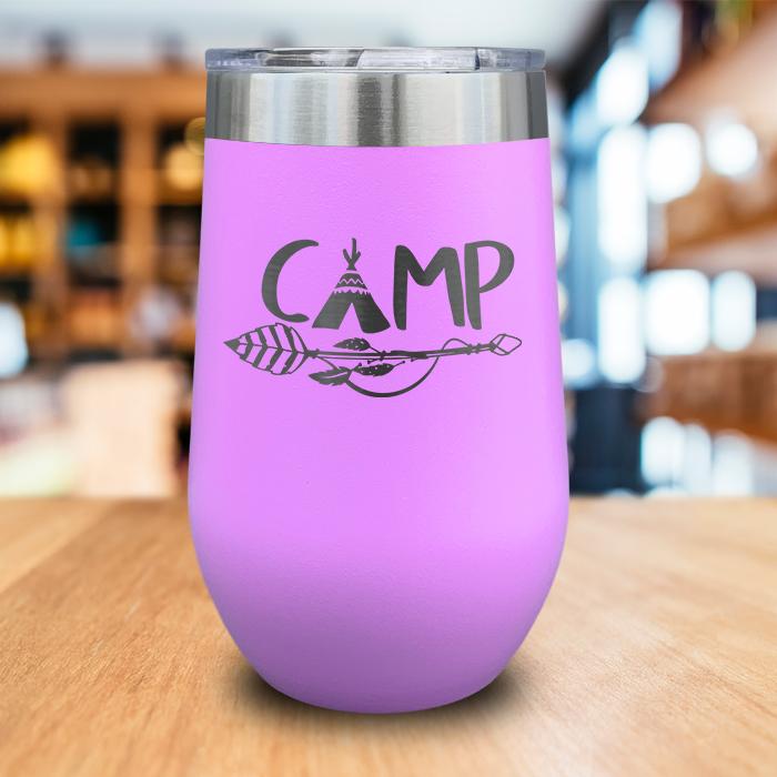 Camp Engraved Wine Tumbler