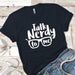 Talk Nerdy Premium Tees T-Shirts CustomCat Midnight Navy X-Small 