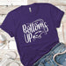 Bottoms Up Premium Tees T-Shirts CustomCat Purple Rush/ X-Small 