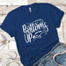 Bottoms Up Premium Tees T-Shirts CustomCat Royal X-Small 