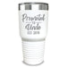 Promoted To Uncle (CUSTOM) With Date Engraved Tumblers Engraved Tumbler ZLAZER 30oz Tumbler White 