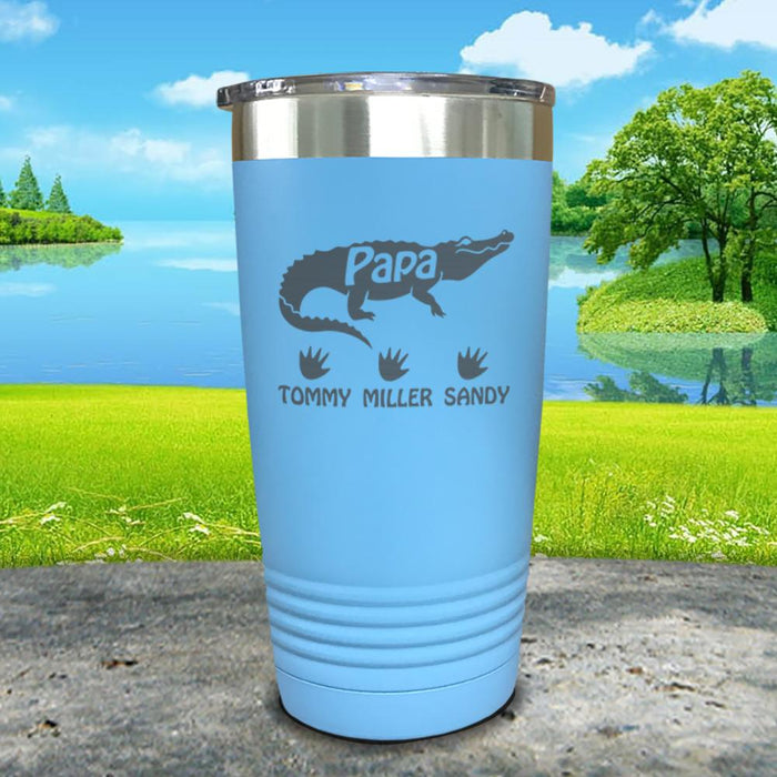 Papa Gator CUSTOM Dates Engraved Tumblers