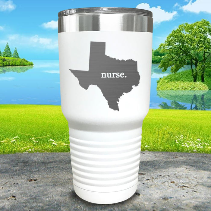 Nurse Texas Premium Laser Engraved Tumbler