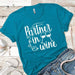 Partner In Wine Premium Tees T-Shirts CustomCat Turquoise X-Small 