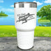 50% Dad 50% Superhero (CUSTOM) Engraved Tumbler Tumbler ZLAZER 30oz Tumbler White 