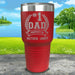 CUSTOM #1 Dad Engraved Tumblers Tumbler ZLAZER 30oz Tumbler Red 