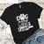 Dog Mother Wine Lover Premium Tees T-Shirts CustomCat Black X-Small 