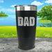 Dad Tools Engraved Tumbler Tumbler ZLAZER 20oz Tumbler Black 