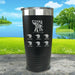 Elephant Mama (CUSTOM) With Child's Name Engraved Tumblers Tumbler ZLAZER 20oz Tumbler Black 