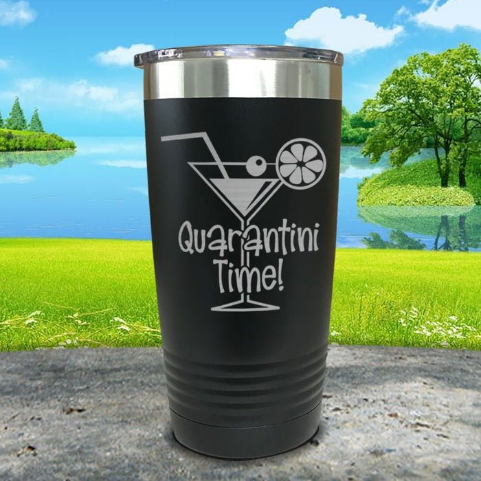 Quarantini Time Engraved Tumbler