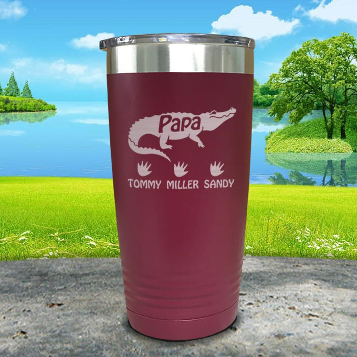 Papa Gator CUSTOM Dates Engraved Tumblers