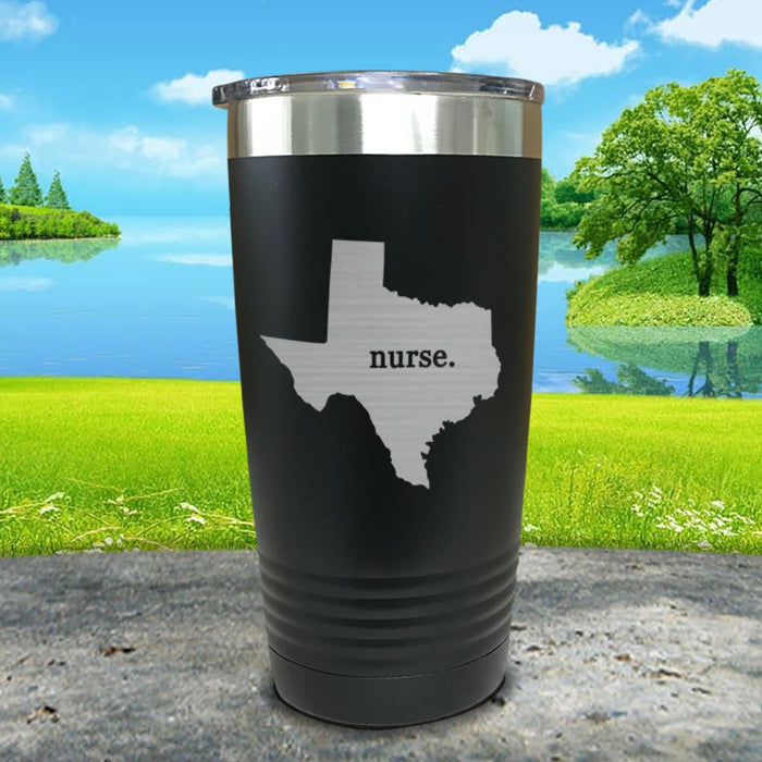 Nurse Texas Premium Laser Engraved Tumbler