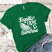 Tequila Lime Sunshine Premium Tees T-Shirts CustomCat Kelly Green X-Small 