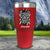 Personalized Firefighter Ripped Color Printed Tumblers Tumbler Nocturnal Coatings 30oz Tumbler Black 