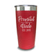 Promoted To Uncle (CUSTOM) With Date Engraved Tumblers Engraved Tumbler ZLAZER 20oz Tumbler Red 