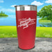 50% Dad 50% Superhero (CUSTOM) Engraved Tumbler Tumbler ZLAZER 20oz Tumbler Red 