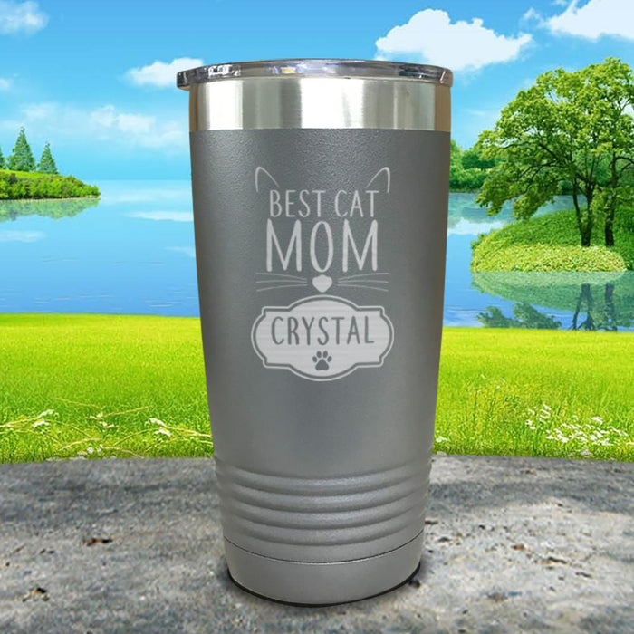 Best Cat Mom Personalized Engraved Tumbler