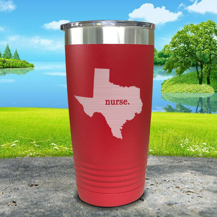 Nurse Texas Premium Laser Engraved Tumbler