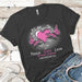 Peace Cure Love Breast Cancer Premium Tees T-Shirts CustomCat Heavy Metal X-Small 