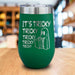 It's Tricky Engraved Wine Tumbler LemonsAreBlue 16oz Wine Tumbler Green 