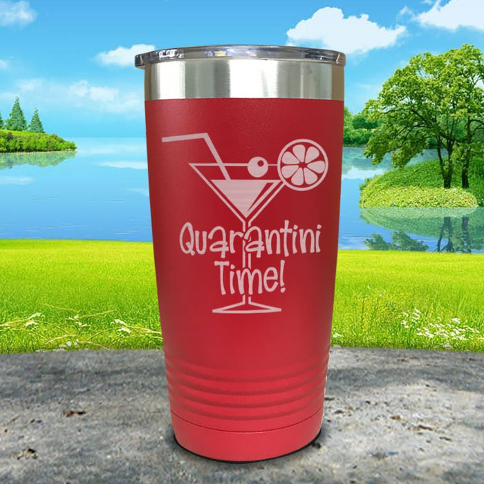 Quarantini Time Engraved Tumbler