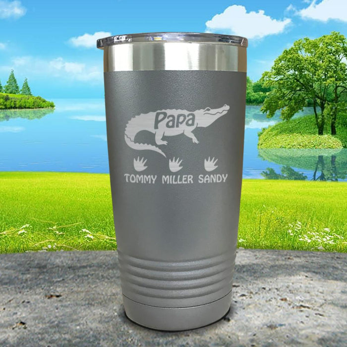 Papa Gator CUSTOM Dates Engraved Tumblers