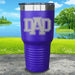 Dad Engraved Tumbler Tumbler ZLAZER 30oz Tumbler Royal Purple 