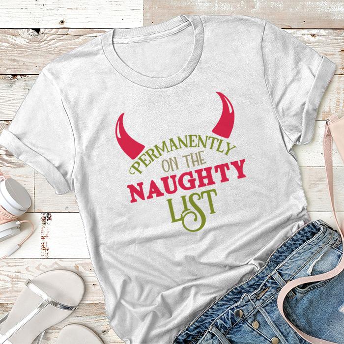 Permanently On The Naughty List Premium Tee