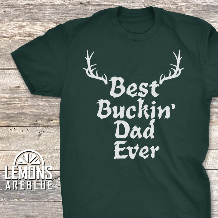 Best Buckin' Dad Ever v1 Premium Tees