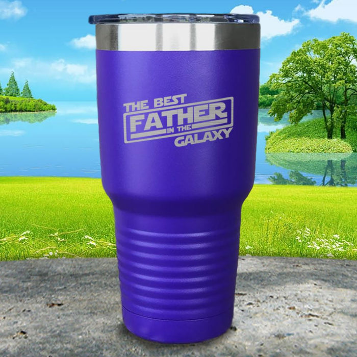 The Best Father In The Galaxy Engraved Tumbler