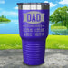 Dad Established CUSTOM Dates Engraved Tumblers Tumbler ZLAZER 30oz Tumbler Royal Purple 