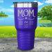 Mom Est (CUSTOM) Engraved Tumblers Tumbler ZLAZER 30oz Tumbler Royal Purple 