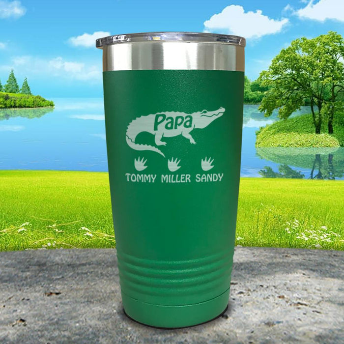 Papa Gator CUSTOM Dates Engraved Tumblers