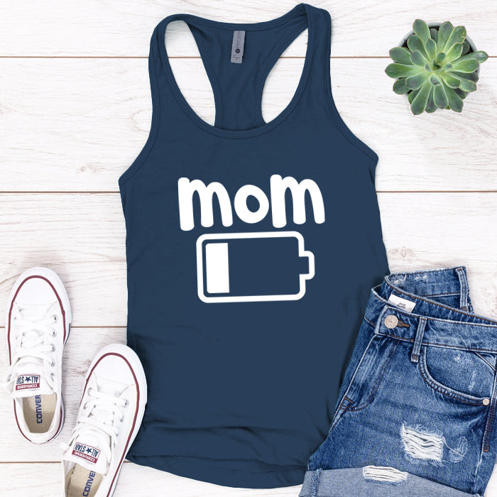 Mom Low Battery Premium Tank Top