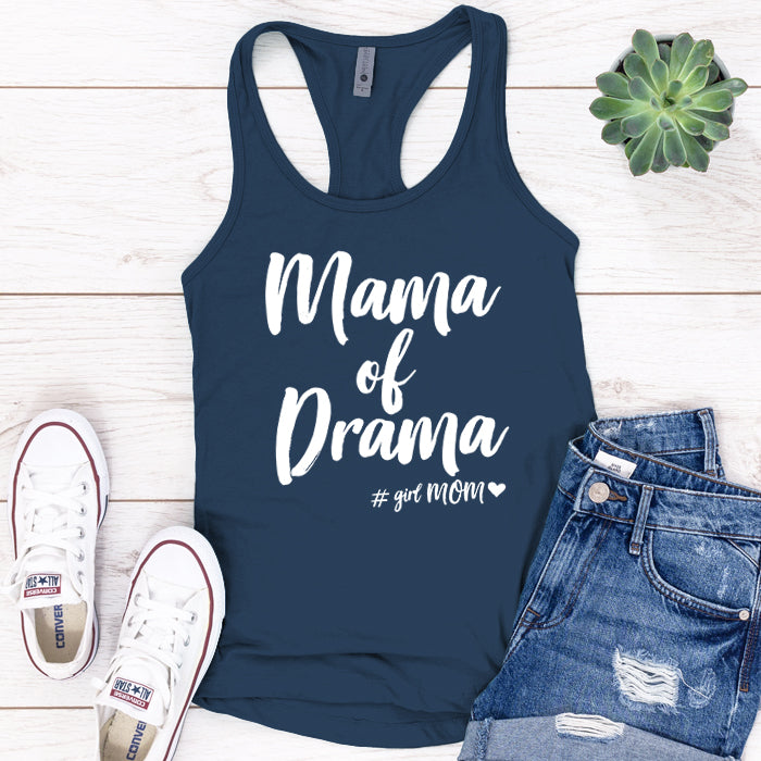 Mama Of Drama Premium Tank Top