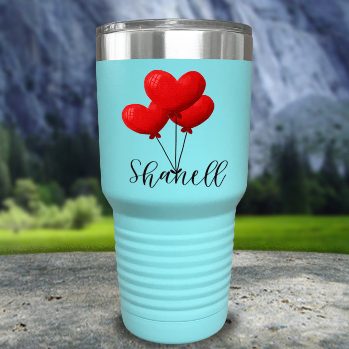 Heart Balloon Personalized Color Printed Tumblers