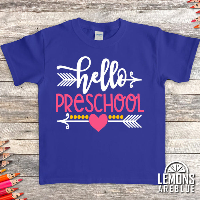 Hello School Premium Youth Tees