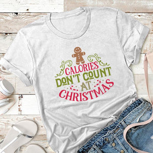 Calories Don't Count At Christmas Premium Tee
