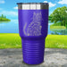 Cat Halloween Engraved Tumbler Tumbler ZLAZER 30oz Tumbler Royal Purple 