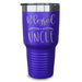 Blessed Uncle Engraved Tumbler Engraved Tumbler ZLAZER 30oz Tumbler Royal Purple 