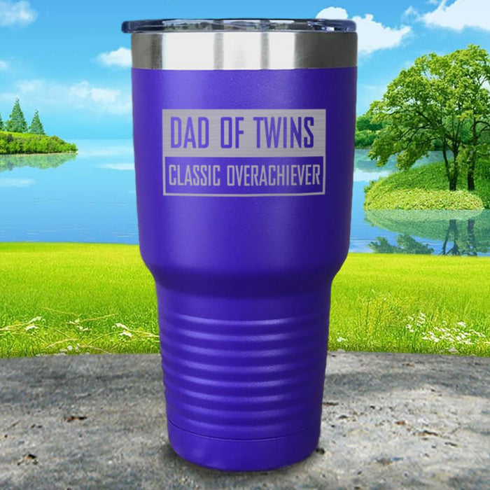 Dad Of Twins Engraved Tumbler