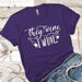 They Wine I Wine Premium Tees T-Shirts CustomCat Purple Rush/ X-Small 