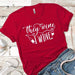 They Wine I Wine Premium Tees T-Shirts CustomCat Red X-Small 