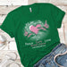 Peace Cure Love Breast Cancer Premium Tees T-Shirts CustomCat Kelly Green X-Small 