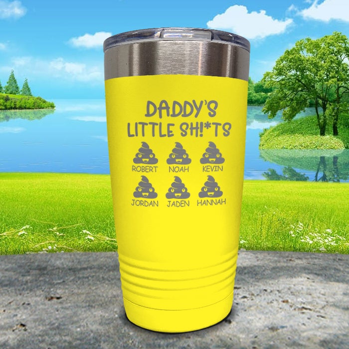 Daddy's Little Sh^t (Custom) With Childs Name Engraved Tumblers