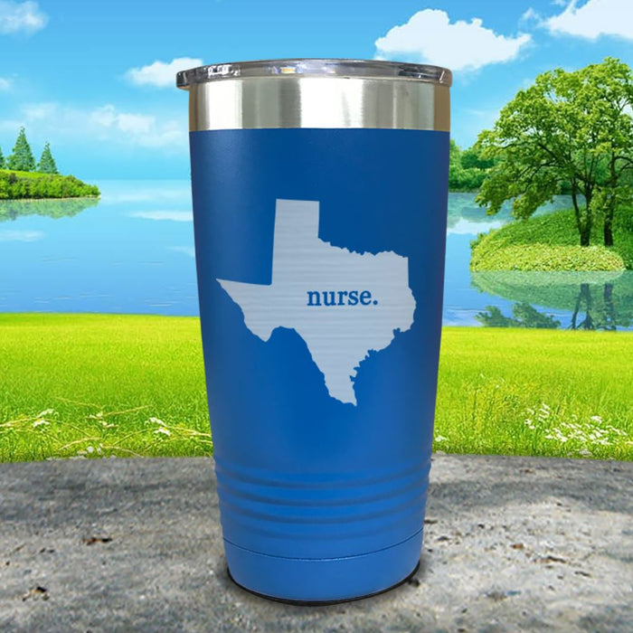 Nurse Texas Premium Laser Engraved Tumbler